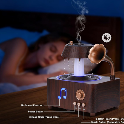 Humidificador de Lluvia con efecto relajante único